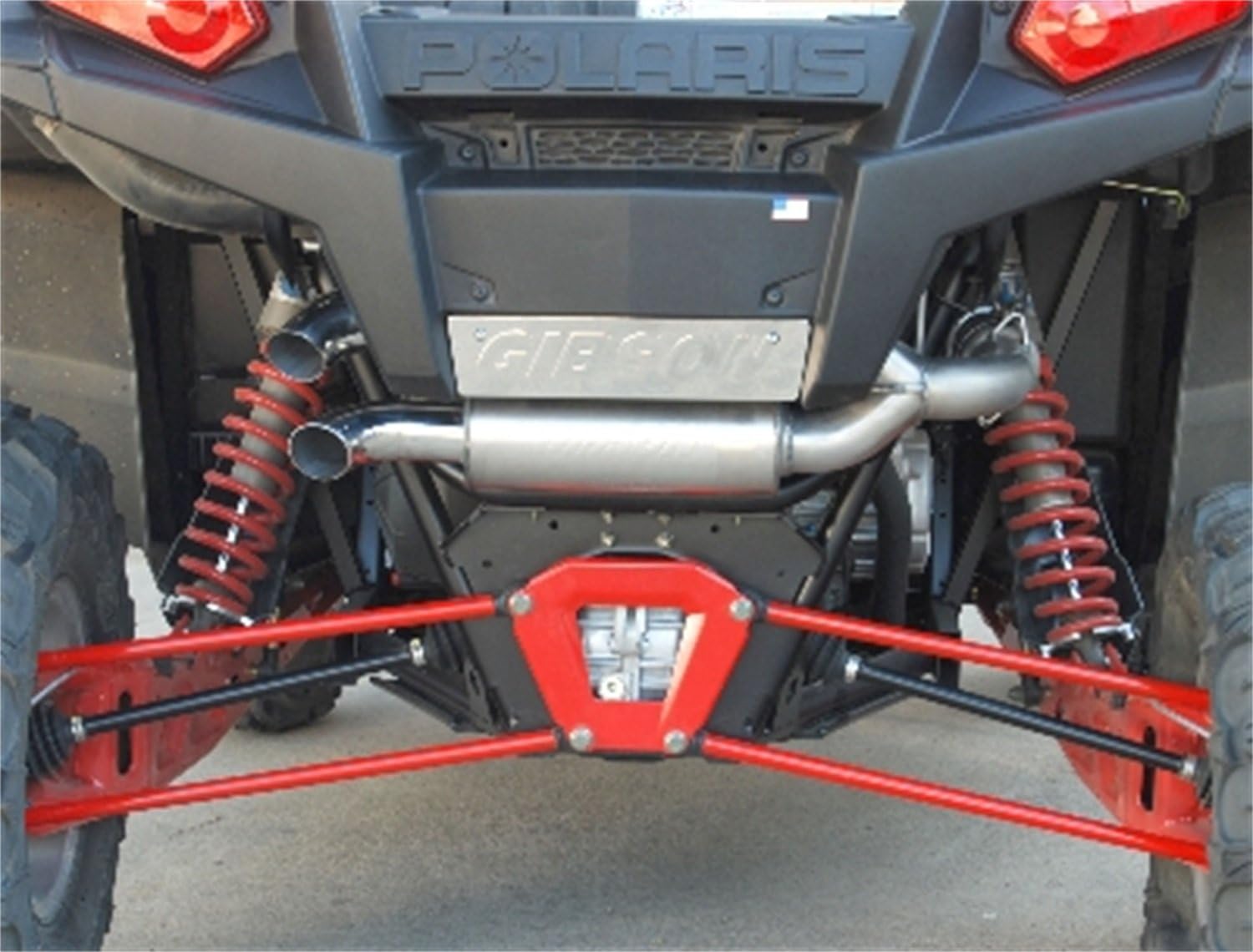 Gibson Performance Exhaust 98014 Polaris UTV デュアルエキゾースト